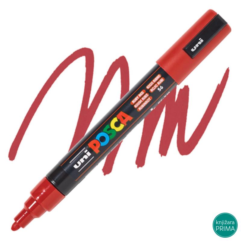 POSCA marker UNI PC-5m rubin crveni 56 