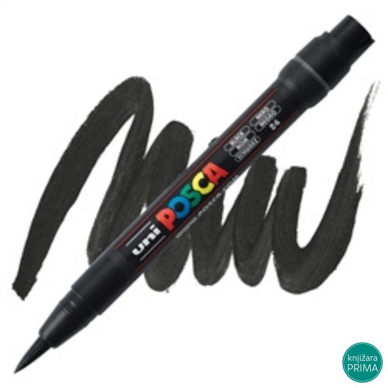 POSCA marker UNI PCF-350 brush  crni 24 
