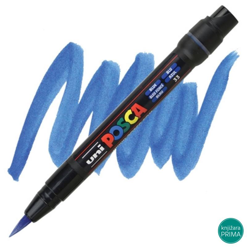 POSCA marker UNI PCF-350 brush plavi 33 
