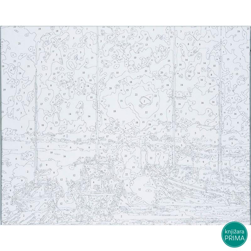 Bojenje po brojevima - More akril 40X50 