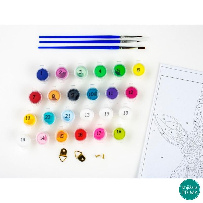 Bojenje po brojevima - More akril 40X50 