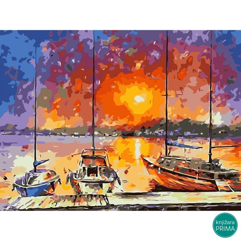 Bojenje po brojevima - More akril 40X50 