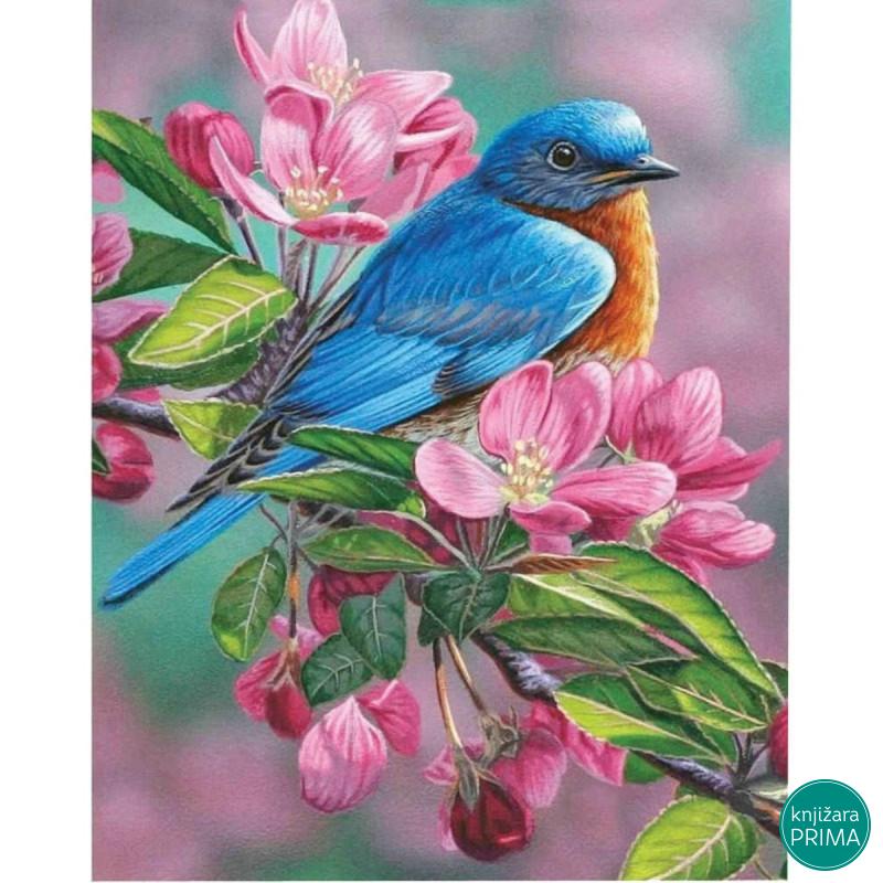 Bojenje po brojevima - Ptica u raju akril 40X50 