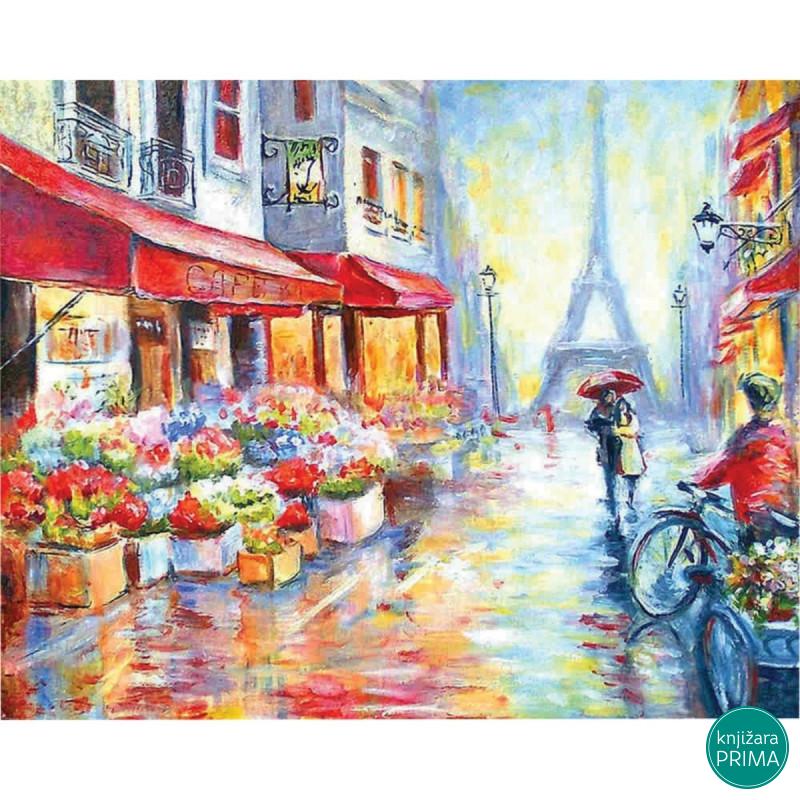 Bojenje po brojevima - Pariz akril 40X50 