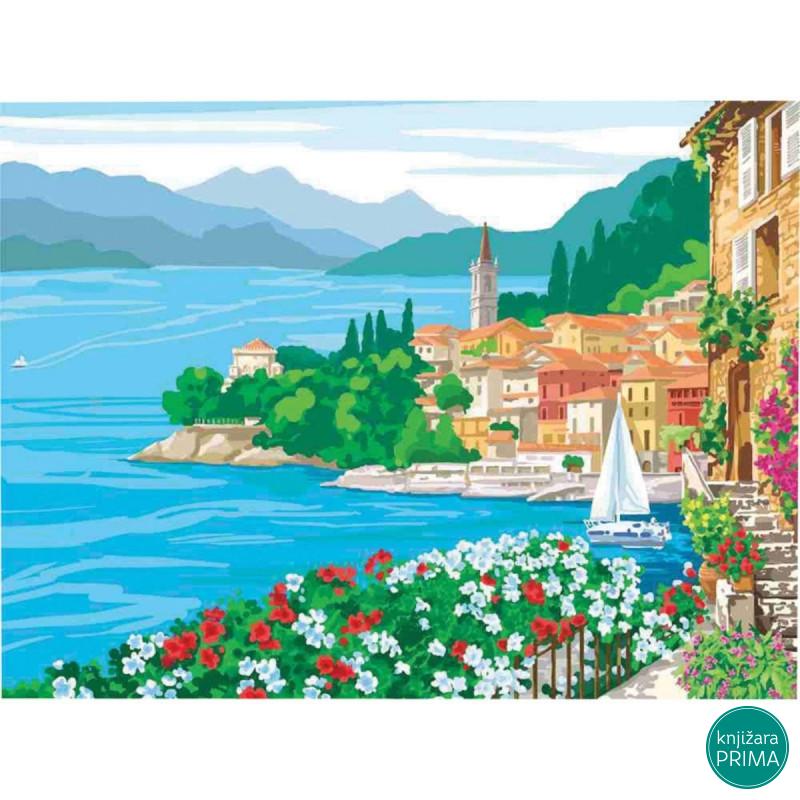 Bojenje po brojevima - Riva akril 40X50 