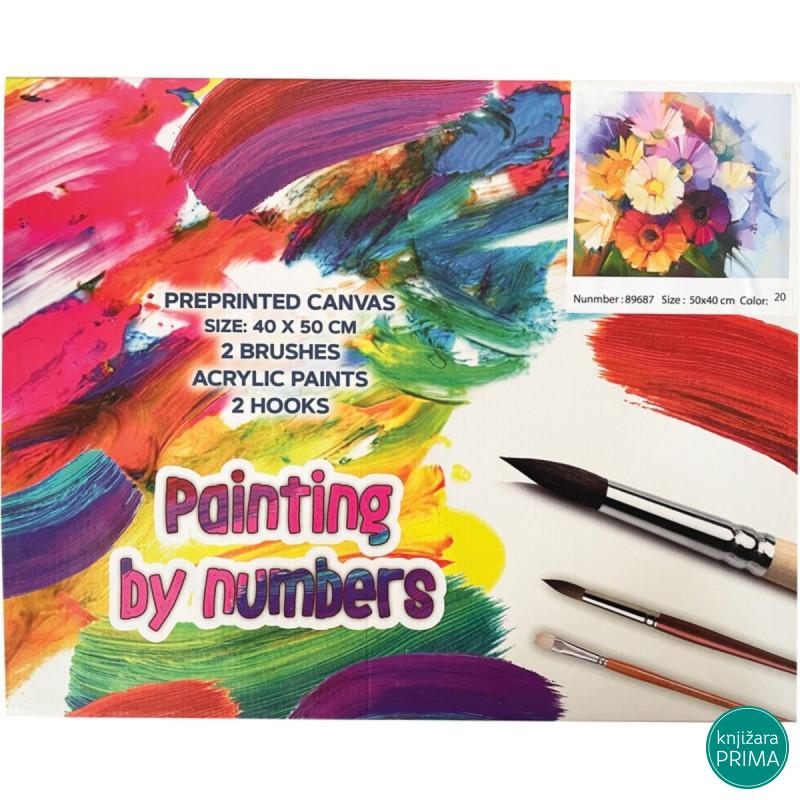 Bojenje po brojevima - Rade akril  40X50 