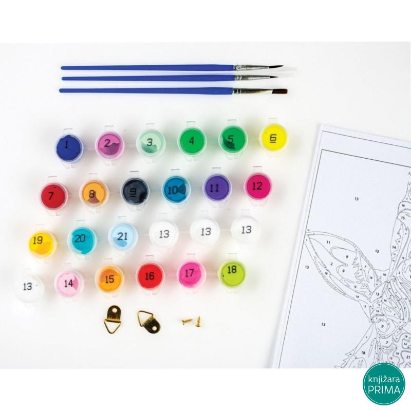 Bojenje po brojevima - Venecija akril 40X50 