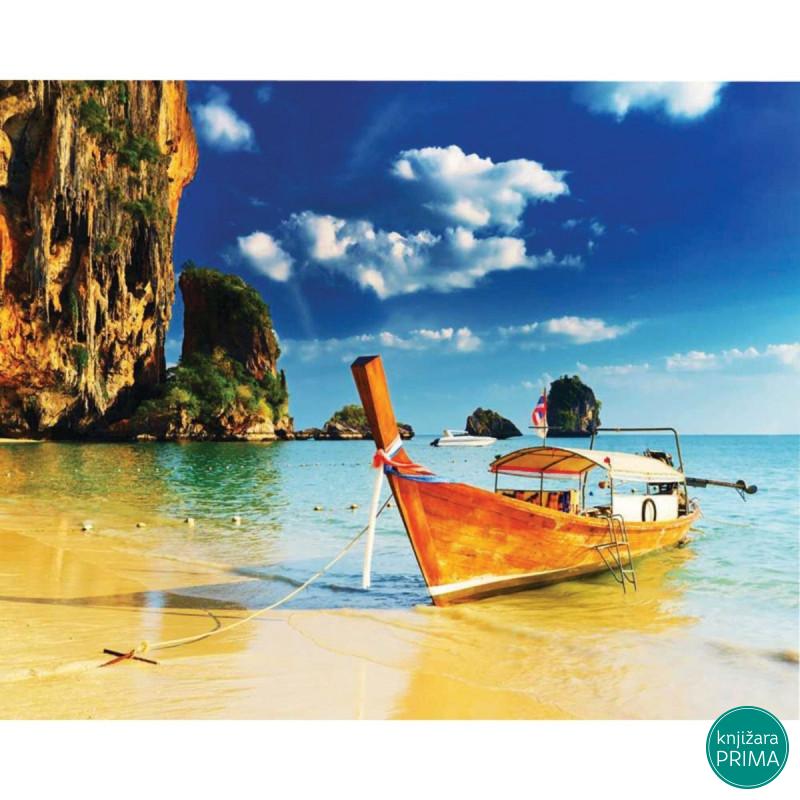 Bojenje po brojevima - Barka akril 40X50 