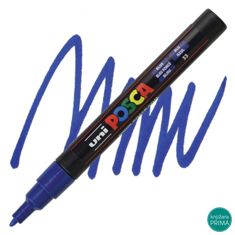 POSCA marker UNI PC-3m plavi 33 