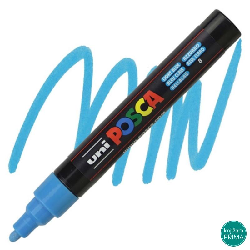 POSCA marker UNI PC-5m svetlo plavi 8 