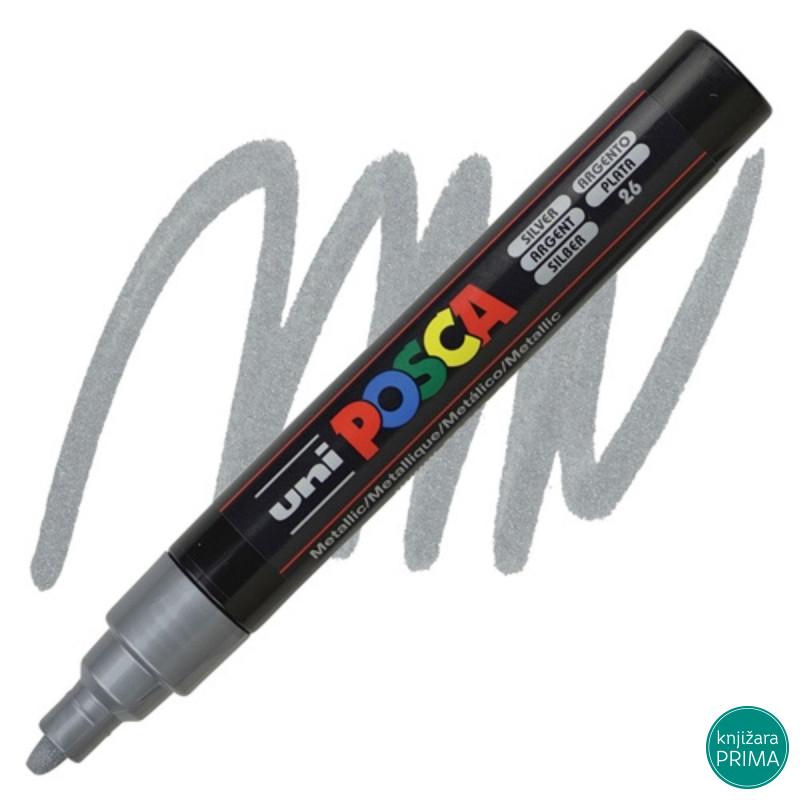 POSCA marker UNI PC-5m srebrni 26 