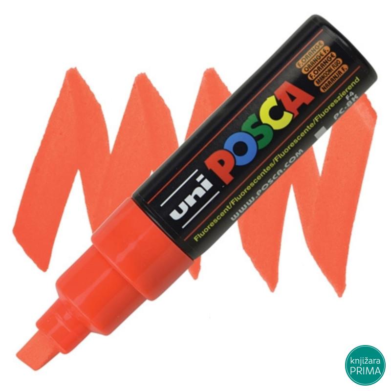 POSCA marker UNI PC-8K fluo nrandžasti f4 