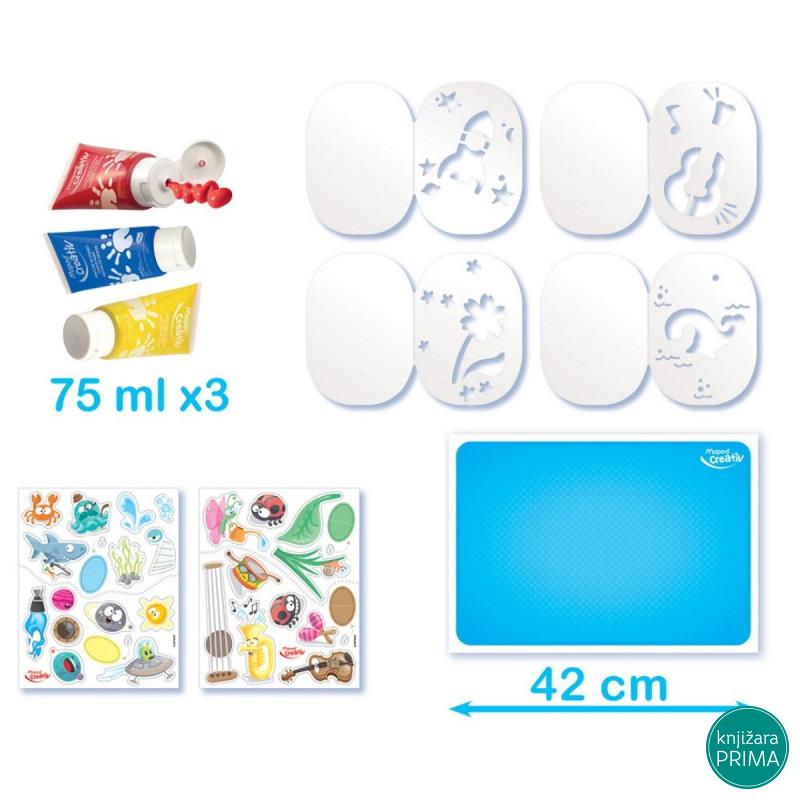 Pribor za slikanje prstima MAPED 