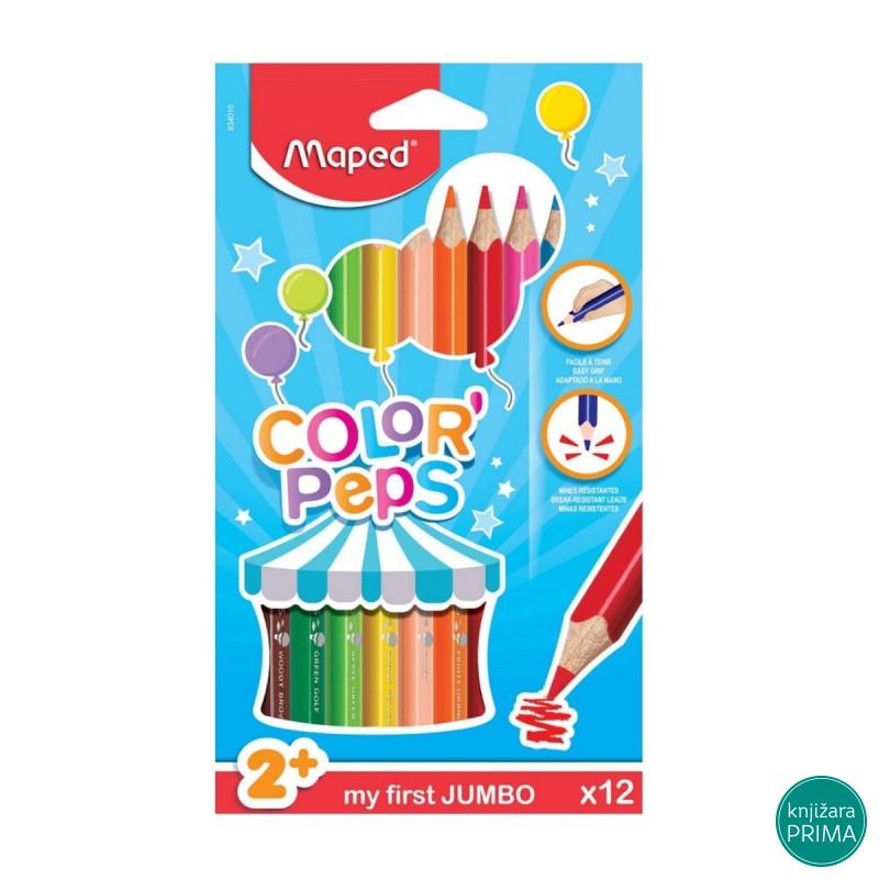 Drvene bojice 12 MAPED Jumbo 