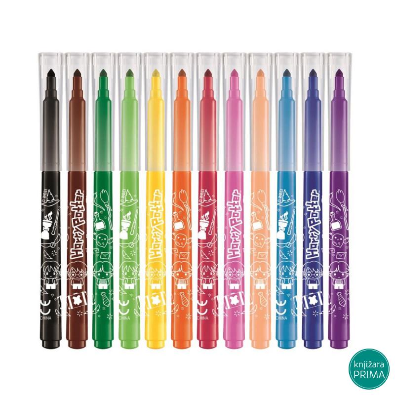 Flomasteri 12 MAPED Harry Potter 