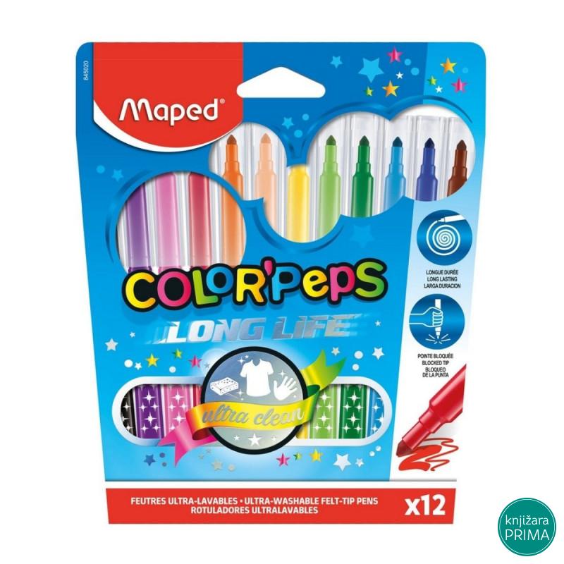 Flomasteri MAPED Long life 