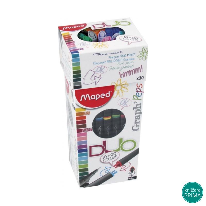 Set tankih flomastera MAPED Graph Peps 30=60 