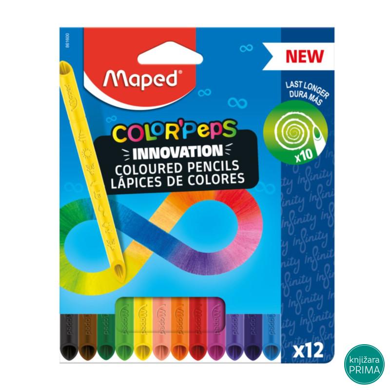 Drvene bojice 12 MAPED Infinity 