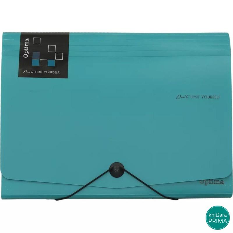 Fascikla sa pregradama A4 OPTIMA petrolej 