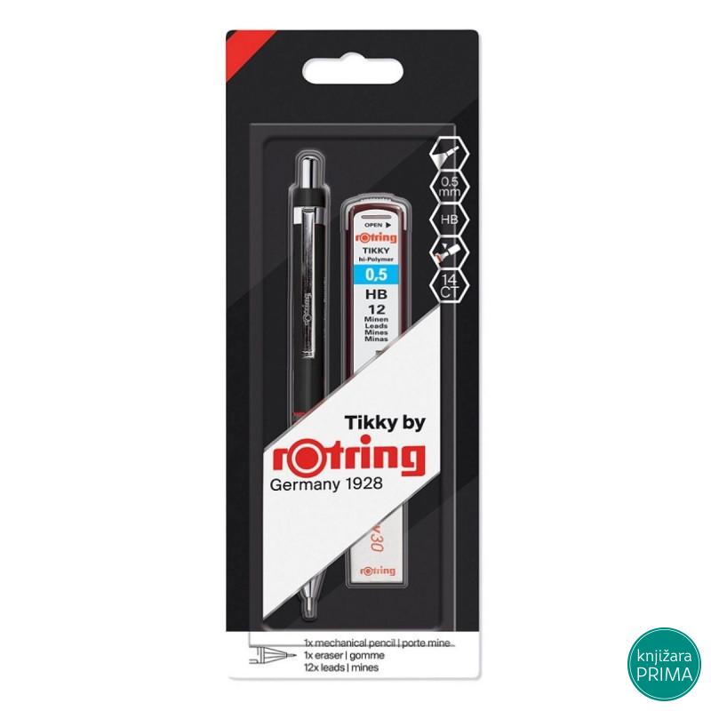 Tehnička olovka ROTRING Tikky III 0.5 Black set 