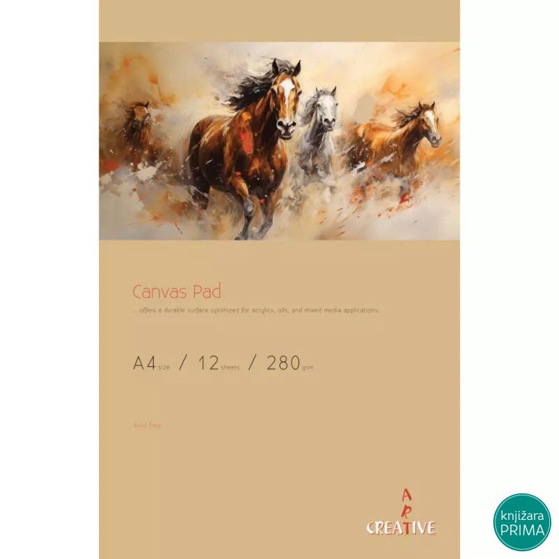 Blok slikarsko platno A4 CREATIVE 280g 12l 
