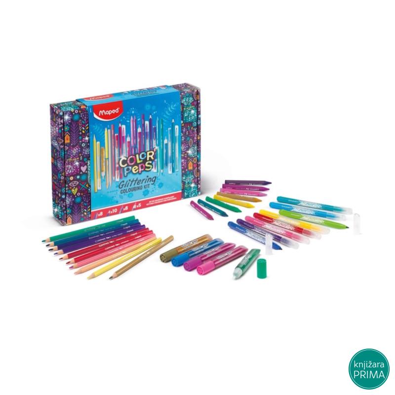 Set za bojenje MAPED flomasteri i bojice 31 