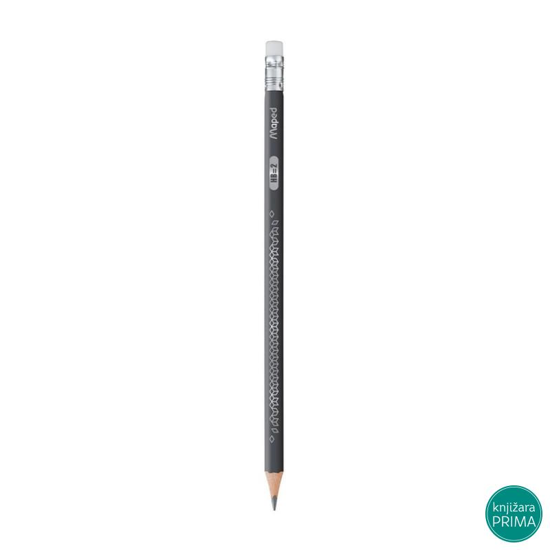 Grafitna olovka MAPED HB Deco sa gumicom 