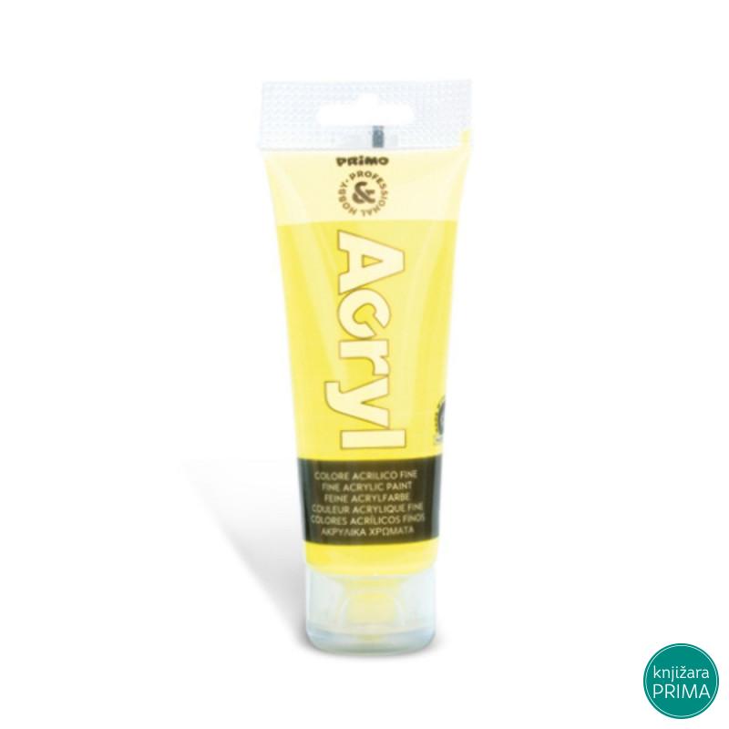 Akrilna boja PRIMO Acryl 210 Fluo Yellow 75ml 