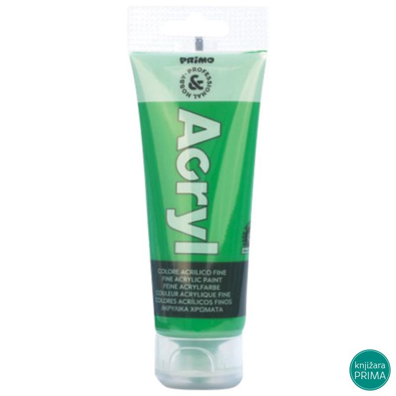 Akrilna boja PRIMO Acryl 610 Bright Green 75ml 