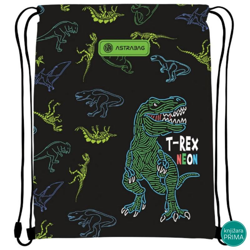 Torbica za patike ASTRABAG T-Rex Neon 
