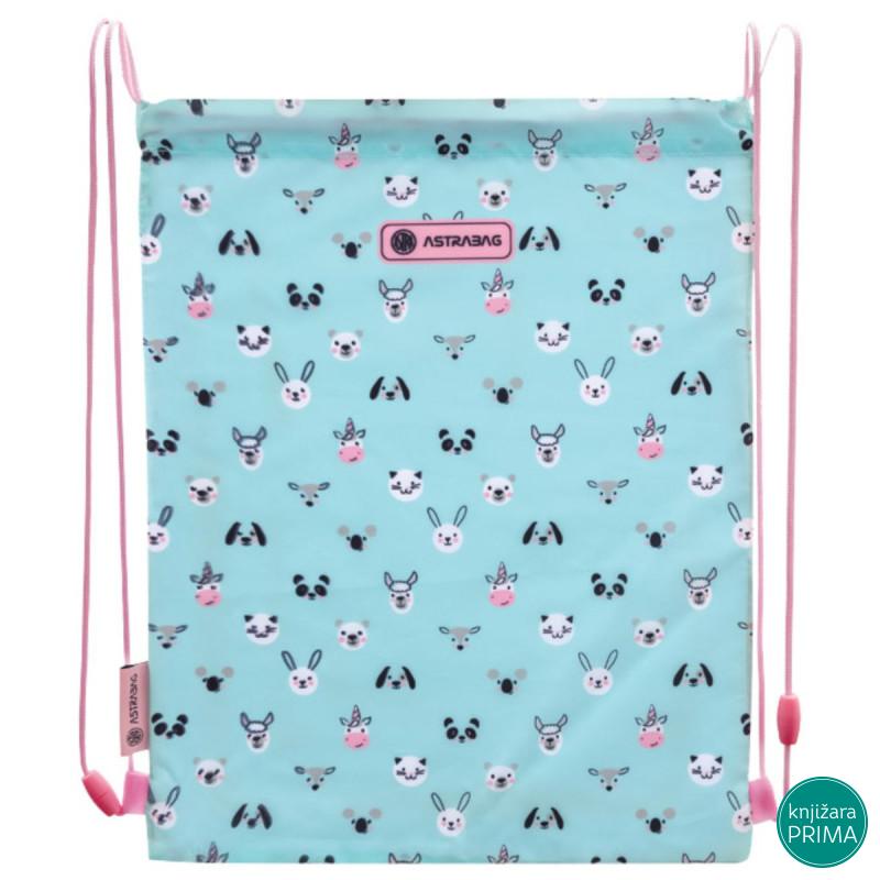 Torbica za patike ASTRABAG - Teddy Pandas 