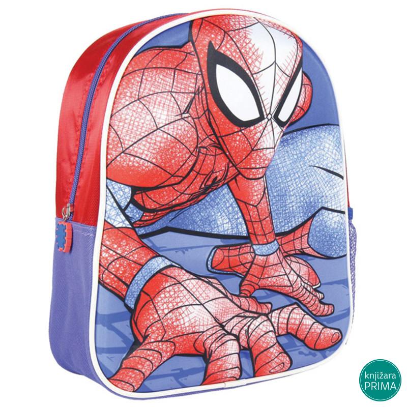 Ranac za vrtić CERDA - Spiderman 3D plavo crveni 