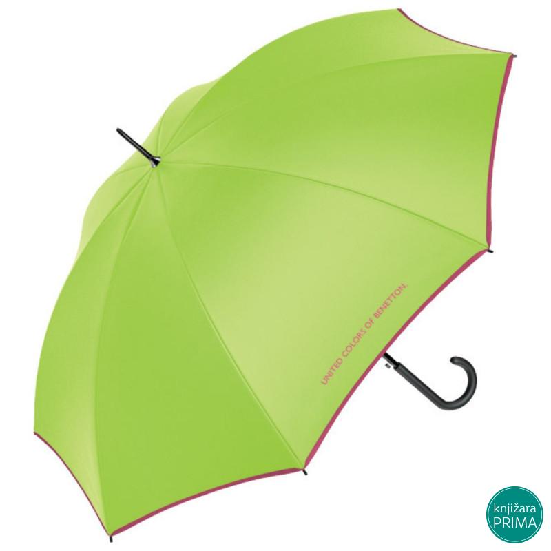 Kišobran BENETTON svetlo zeleni 