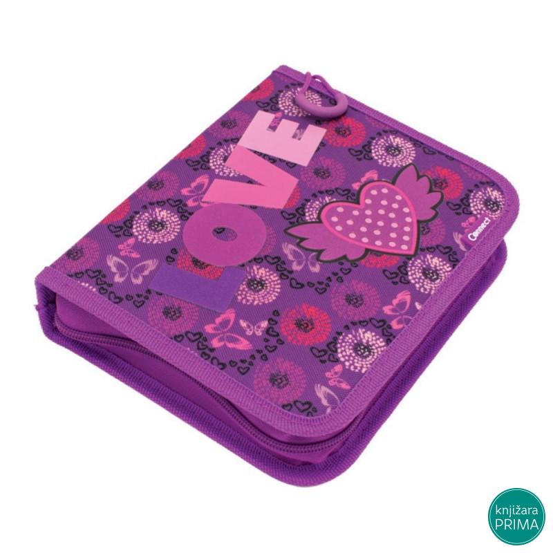 Puna pernica CONNECT 1 zip - Love Heart 1A 
