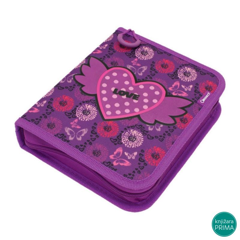 Puna pernica CONNECT 1 zip - Love Heart 1B 