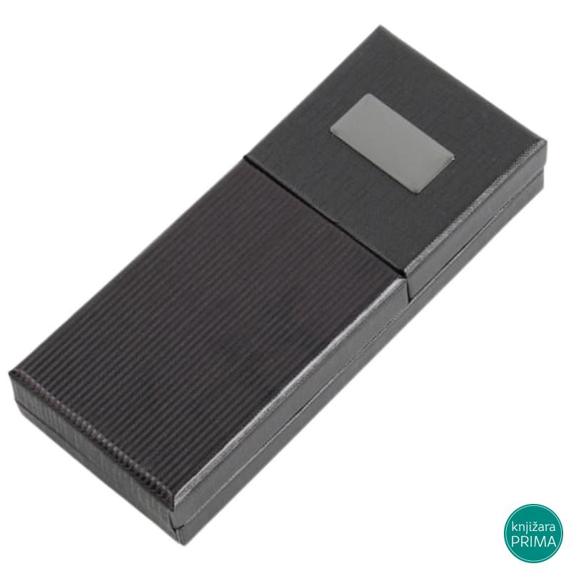 Poklon set za pisanje crni TALON hemijska olovka i roler 