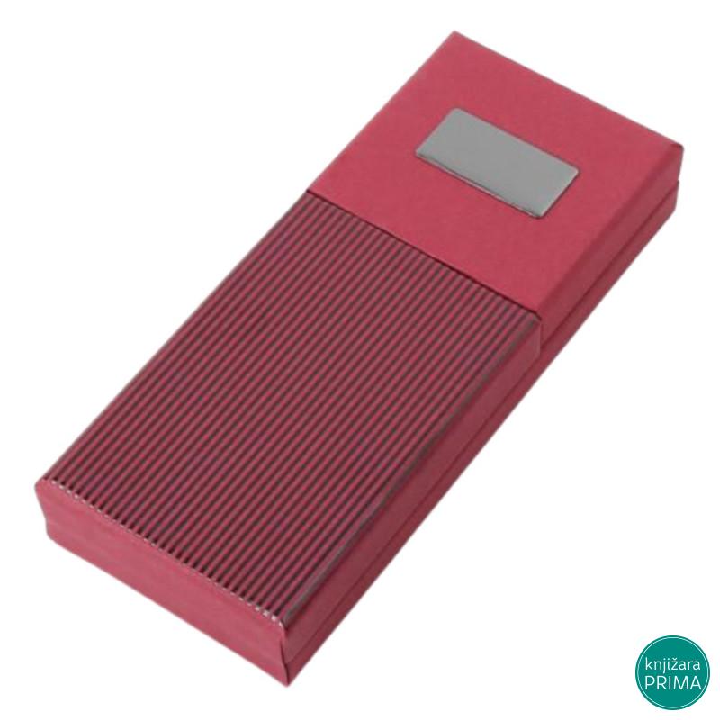 Poklon set za pisanje crvena TALON hemijska olovka i roler 