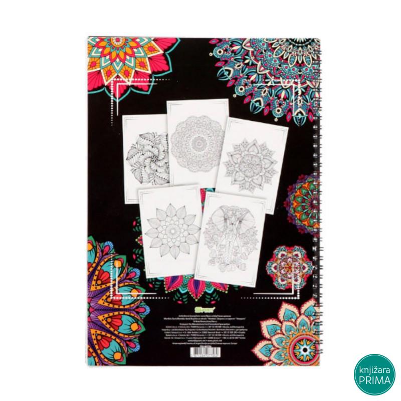 Bojanka za odrasle SPIRIT mandale 