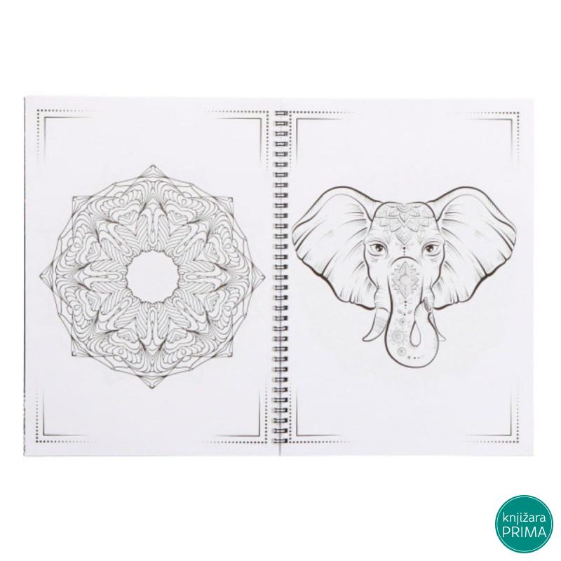 Bojanka za odrasle SPIRIT mandale 