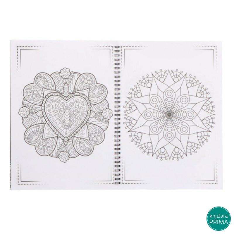 Bojanka za odrasle SPIRIT mandale 