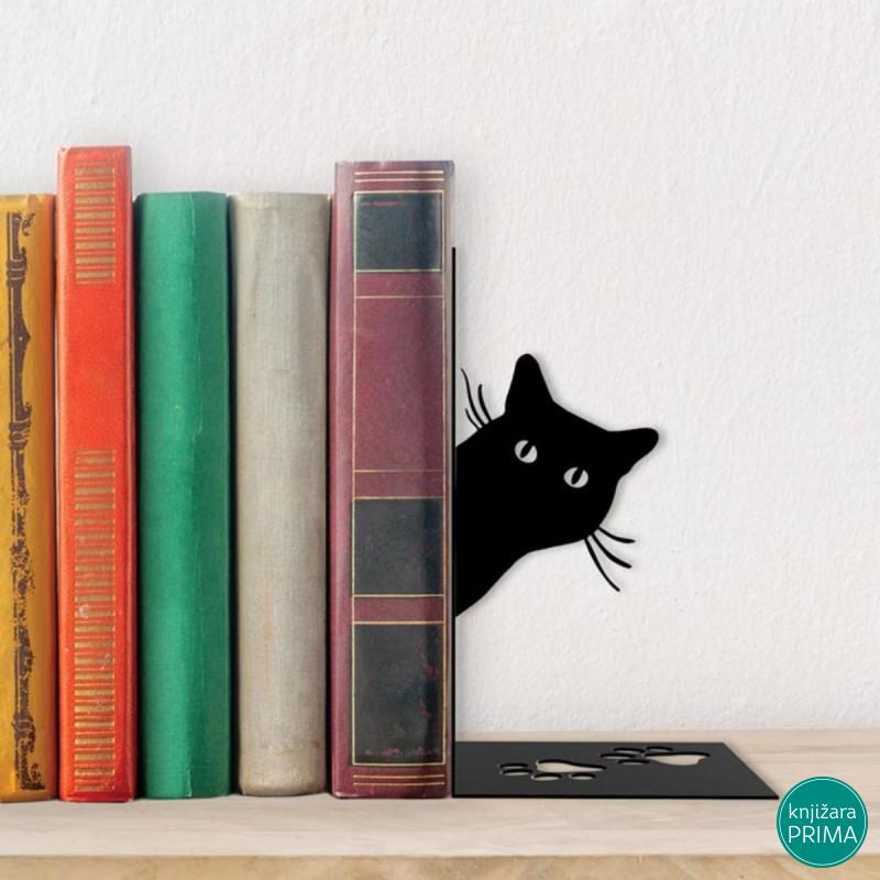Držač za knjige mačka 