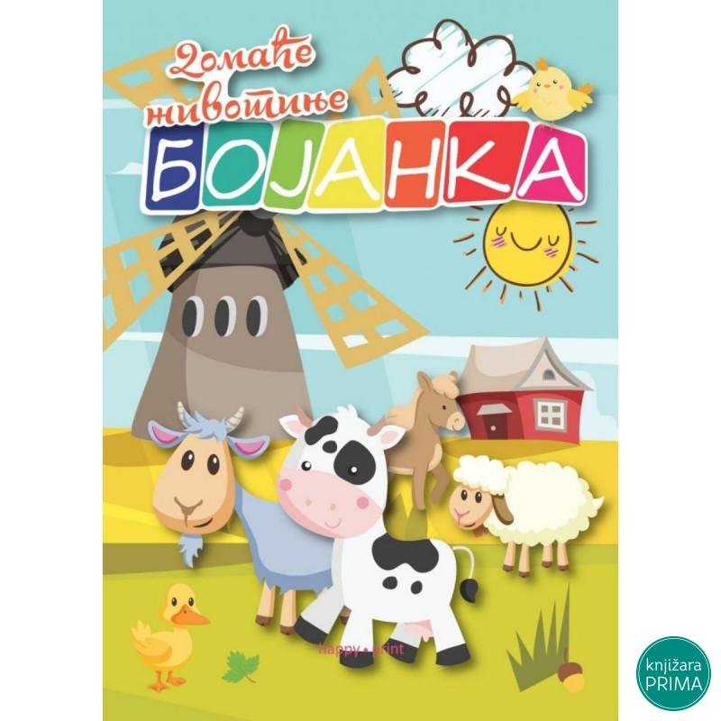 Bojanka HAPPY PRINT - Domaće životinje 