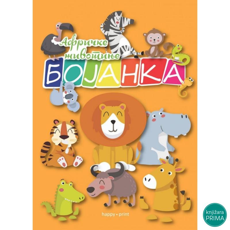 Bojanka HAPPY PRINT - Afričke životinje 
