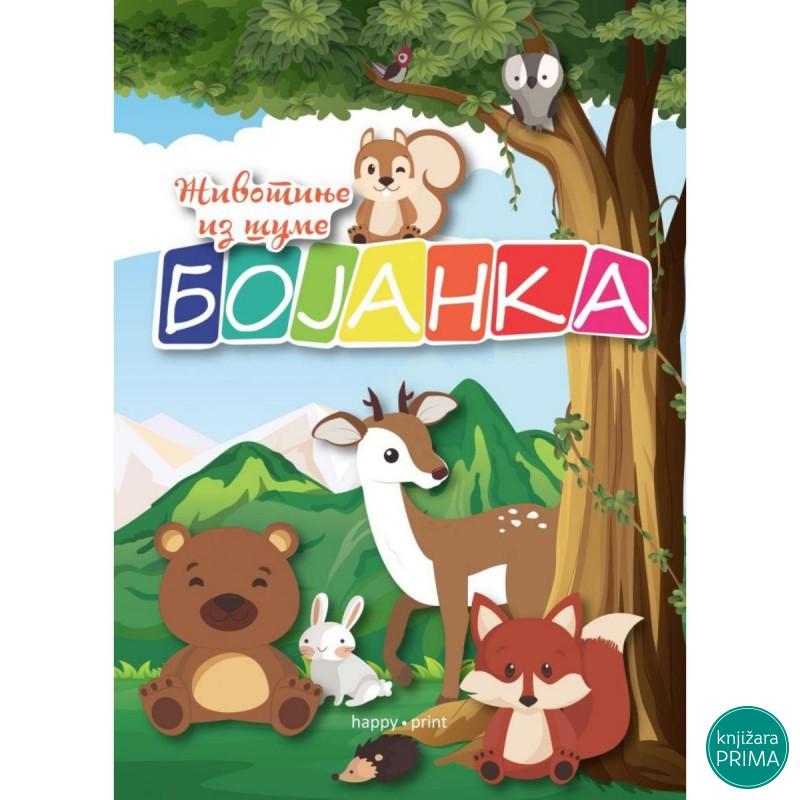 Bojanka HAPPY PRINT - Životinje iz šume 