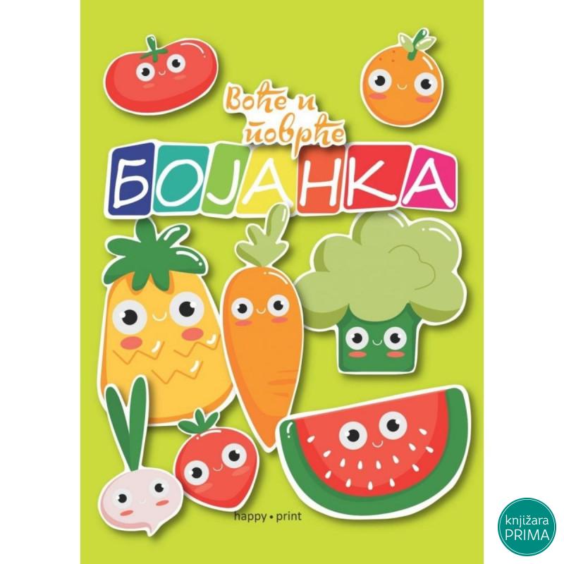 Bojanka HAPPY PRINT - Voće i povrće 