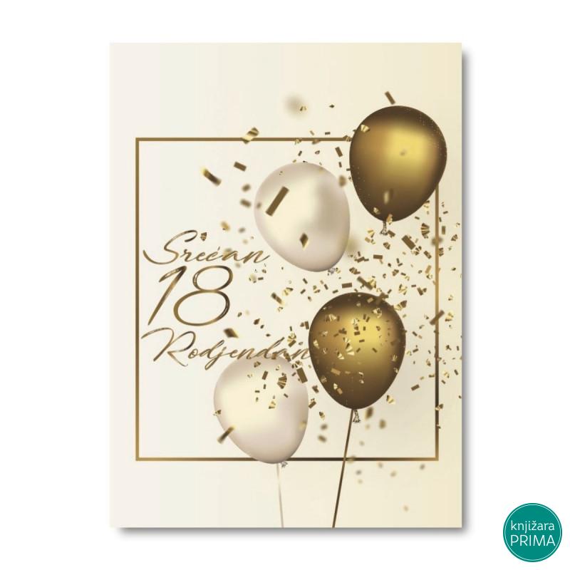 Čestitka HAPPY PRINT - Srećan rođendan 