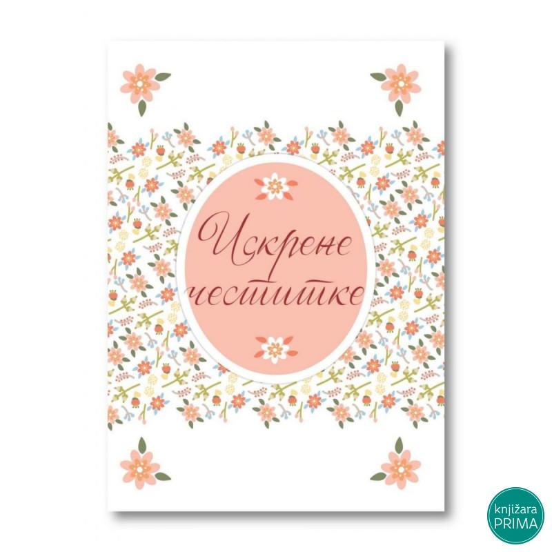 Čestitka HAPPY PRINT - Iskrene čestitke 