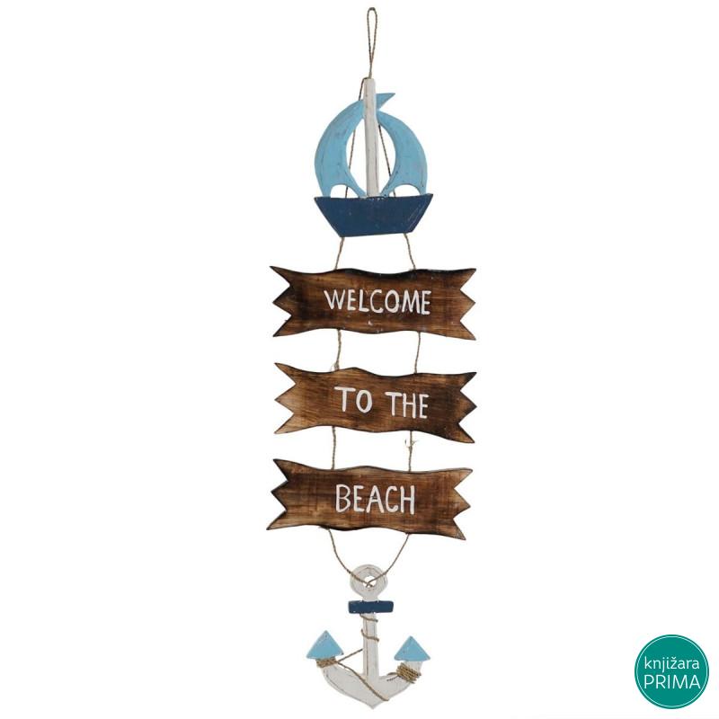 Dekoracija ITEM Nautical Welcome to the beach 