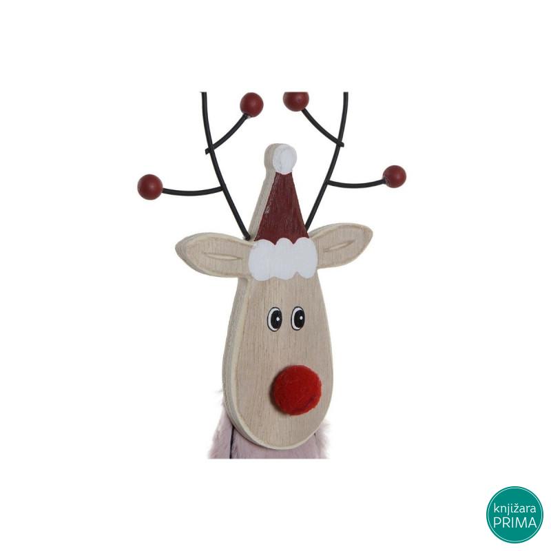 Roze irvas ITEM novogodišnja dekoracija 