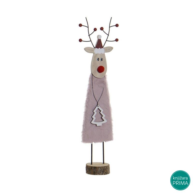 Roze irvas ITEM novogodišnja dekoracija 